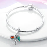 925 Sterling Silver Pendant Alpaca Flog Cat Charm