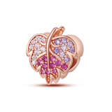 Rose Charm Beads for Bracelet, 925 Silver, Starfish Infinity Love Shape Gift