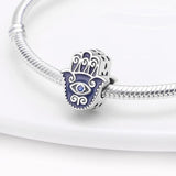 925 Silver Devil's Eye Charms Beads for Bracelet
