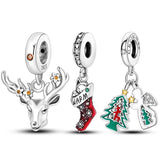 925 Silver Unicorn Dangle Charm Pendant DIY Jewelry Making