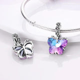 925 Silver Unicorn Dangle Charm Pendant DIY Jewelry Making