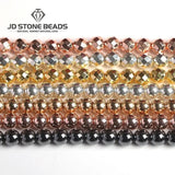 Hematite Round Beads Plated Silver for Jewelry Making