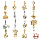 925 Silver Family Tree Dangle Charm for Bracelet