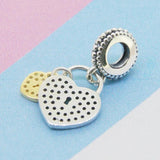 925 Silver Family Tree Dangle Charm for Bracelet