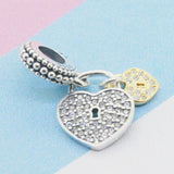 925 Silver Family Tree Dangle Charm for Bracelet