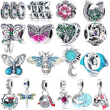 925 Silver Leaf Charm for 3mm Bracelet, Ladies Gift