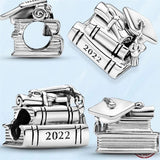 925 Silver Graduation Charm for Bracelet - DIY Jewelry Gift Making