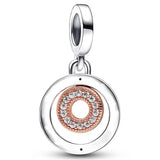 Friendship Sister Heart Pendant Bead for 925 Silver Charm Bracelet