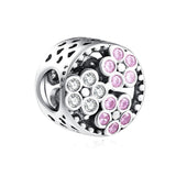 925 Silver Dog MOM Crown Charm Beads Fit Pendant Bracelet