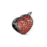 925 Silver Dog Bone Heart Bead Charms Bracelet Accessories