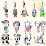 925 Silver Beads Creative Cartoon Pattern Collection for Panduoral Bracelet
