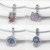 925 Silver Beads Creative Cartoon Pattern Collection for Panduoral Bracelet