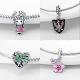 925 Silver Beads Creative Cartoon Pattern Collection for Panduoral Bracelet