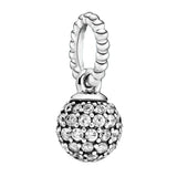 925 Silver Metal Beads My Wife Always Heart Dangle Charm