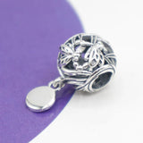925 Silver Metal Beads My Wife Always Heart Dangle Charm