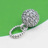 925 Silver Metal Beads My Wife Always Heart Dangle Charm