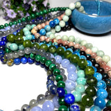Gemstone Round Stone Beads For Jewelry Making DIY Bracelet