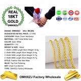 18KT Thick Chain Necklace for European Party Gift
