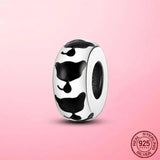 925 Silver Pave Monkey Charm Beads for Bracelet Bangle