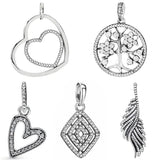 Family Tree Necklace Pendant 925 Silver Charm