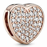 925 Sterling Silver Charm Reflexions Elegance Heart Daisy Clover Butterfly