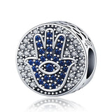 925 Silver Prata Pendant Amulet Charm Fits Bracelet DIY Jewelry Gift