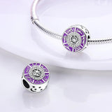 925 Silver Charm Letter Constellations Beads for Bracelet Necklace