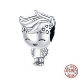 DIY Little Girl Little Boy Charm Beads for Bracelet Bangle Jewelry