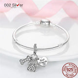 925 Sterling Silver Plata Charms Beads for Jewelry Making