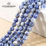 Matte Natural Sodalite Gemstone Beads Bracelet 4/6/8/10/12mm