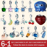 Hot Ocean Collection Turtle Charm 925 Silver Beads for Pandora Bracelet