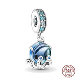Hot Ocean Collection Turtle Charm 925 Silver Beads for Pandora Bracelet