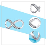 925 Silver Flower Cat Charm Bead for Bracelet