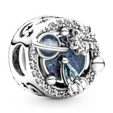925 Silver Tree Galaxy Moon Safety Chain Bead Charm