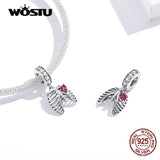 925 Silver Family Love Charms Pendant DIY Jewelry