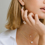 925 Silver Zircon Pendant Necklace for Women Gift