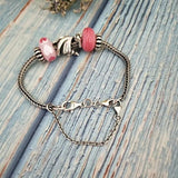 925 Silver Beads Safety Chain Charm for Bracelet Necklace DIY Jewelry