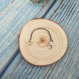 925 Silver Beads Safety Chain Charm for Bracelet Necklace DIY Jewelry