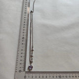 925 Silver Pink Heart Choker Necklace for Women Fine Jewelry