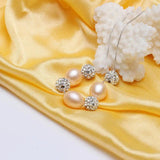 8-9mm Pearl Water Drop Necklace, Sterling Silver Women Jewelry