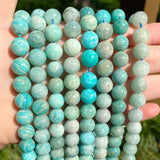 Amazonite Stone Beads 6-10mm Round Spacer Gem Beads 15 Inch