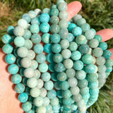 Amazonite Stone Beads 6-10mm Round Spacer Gem Beads 15 Inch