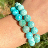 Amazonite Stone Beads 6-10mm Round Spacer Gem Beads 15 Inch