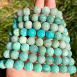 Amazonite Stone Beads 6-10mm Round Spacer Gem Beads 15 Inch