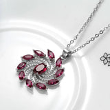 Women's Zircon Gemstone Necklace Gift Jewelry