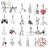 925 Silver Pan Charms Bracelet for Hobbyists
