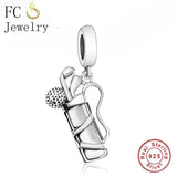 925 Silver Pan Charms Bracelet for Hobbyists