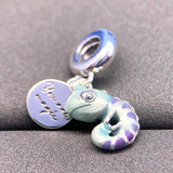 Sterling Silver Ocean Collection Turtle Pendant Octopus Charm
