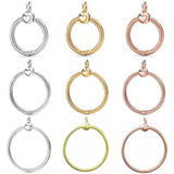 Rose & Silver Moments O Necklace Pendant 925 Sterling Silver Charm Jewelry