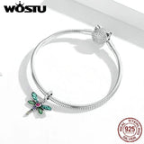 925 Sterling Silver Ladybug Butterfly Beads Charms Pendant Bracelets DIY Jewelry